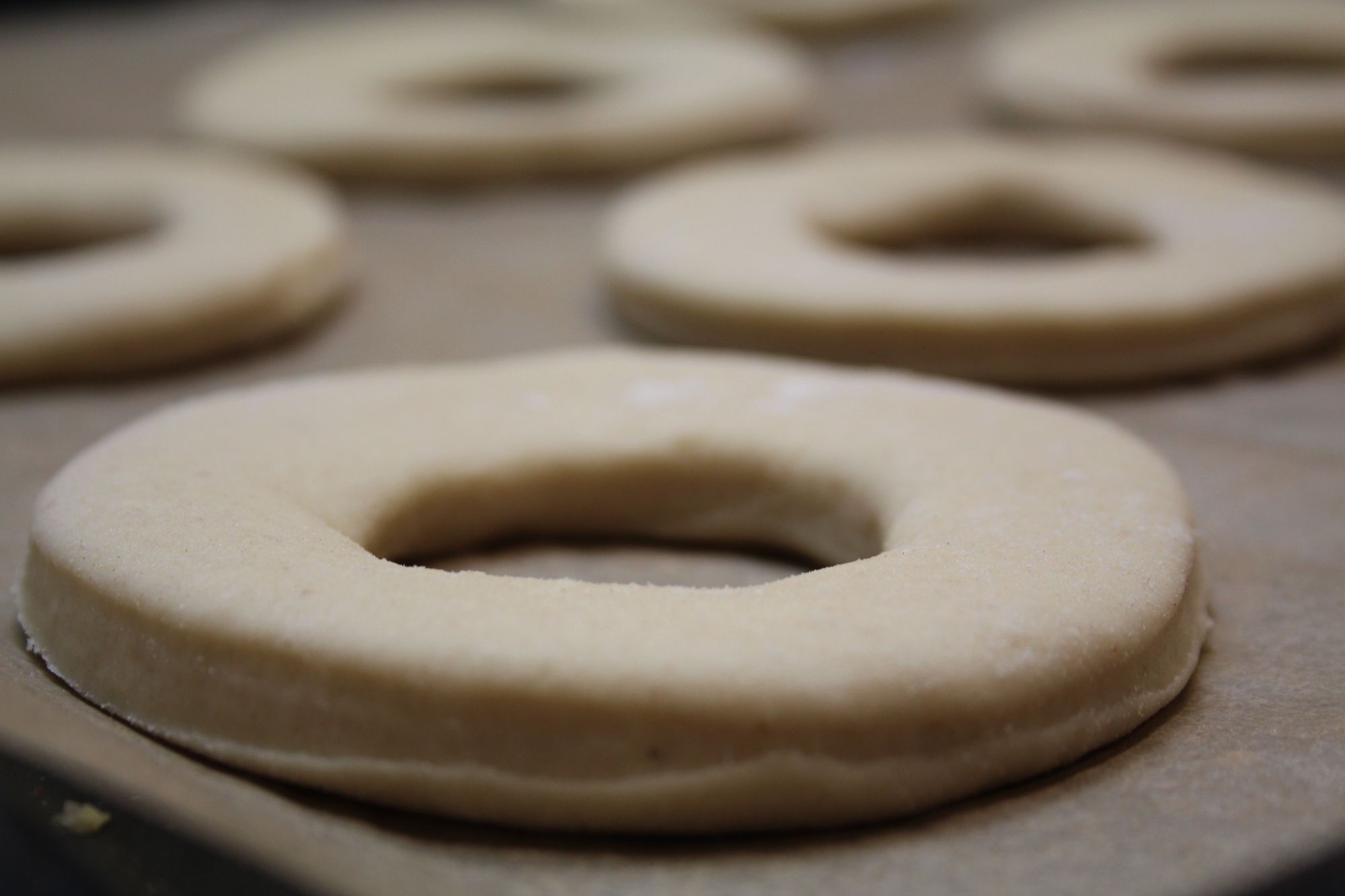 Delikatne pieczone donuty